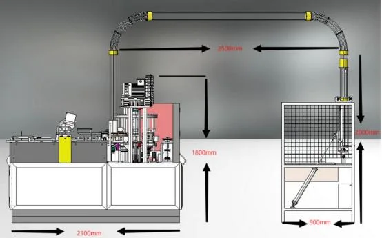 Automatic High Performance Paper Cup Machine