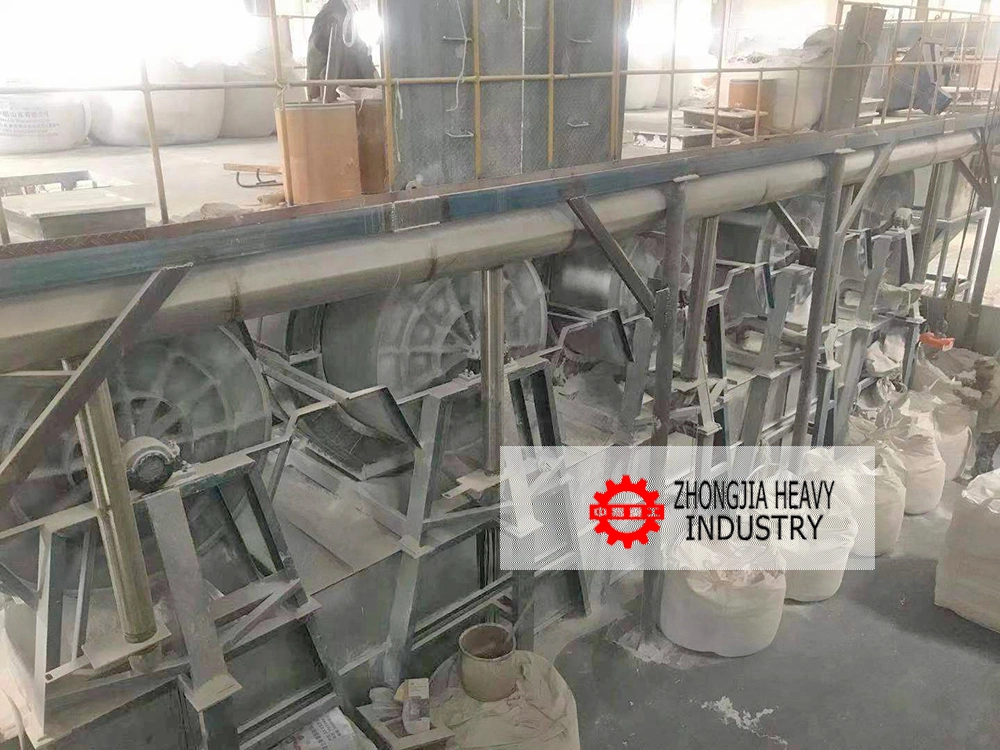 Calcium Carbonate Production Line Gypsum Limestone Kaolin Graphite Powder Grinding Mill