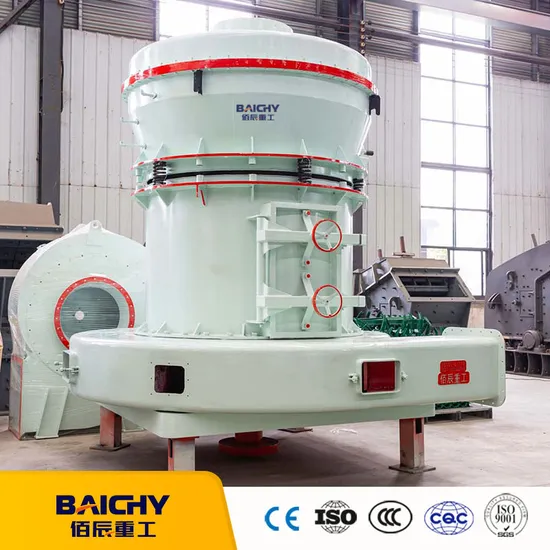 Quartz Calcaire Kaolin Calcium Carbonate Gypse Broyage Raymond Moulin Prix de la machine Pierre Poudre Broyeur Ligne de production